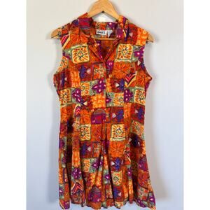 VTG Trend Basics 90s Romper Playsuit Size L Festival Patchwork Boho Grunge